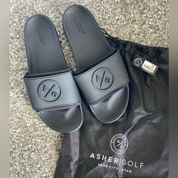 Asher Golf | Shoes | Asher Golf Mens Flight Deck Slides  display picture 2